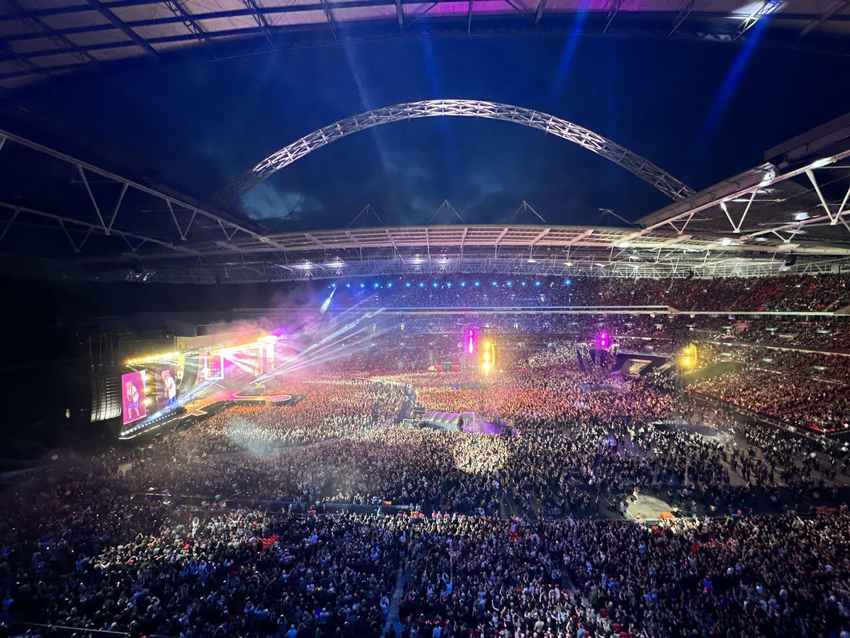 The AC/DC stage pictured during the PWR UP TOUR
