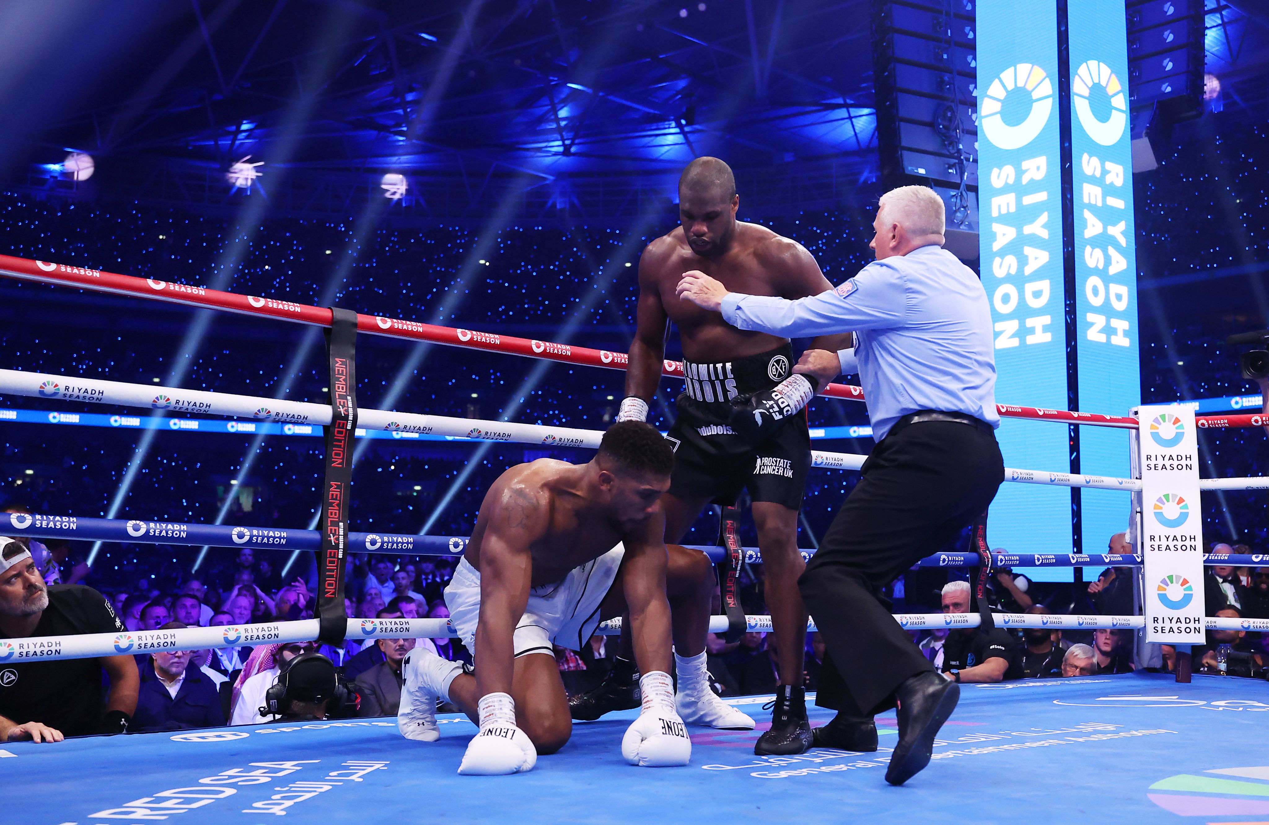 Dubois floors Anthony Joshua